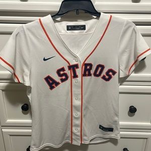 Women's Size Medium Houston Astros baseball jersey.